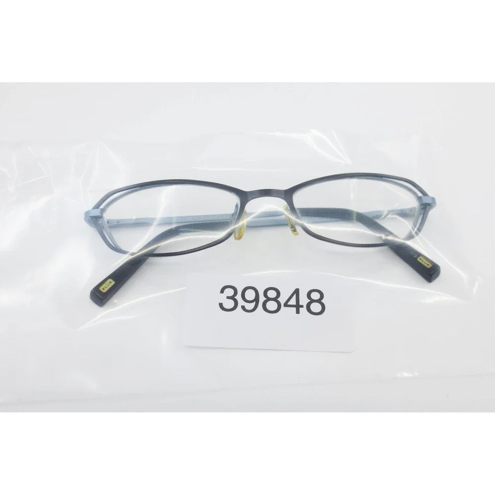 Kliik Denmark 231 123 Matte Navy Blue Black Oval Eyeglasses Frames 49-17-135